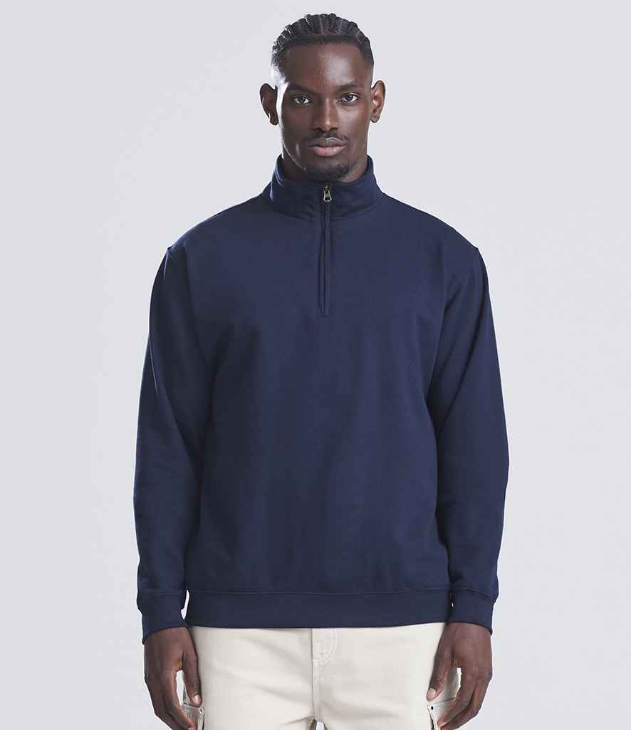 AWDis Sophomore Zip Neck Sweatshirt - PenCarrie